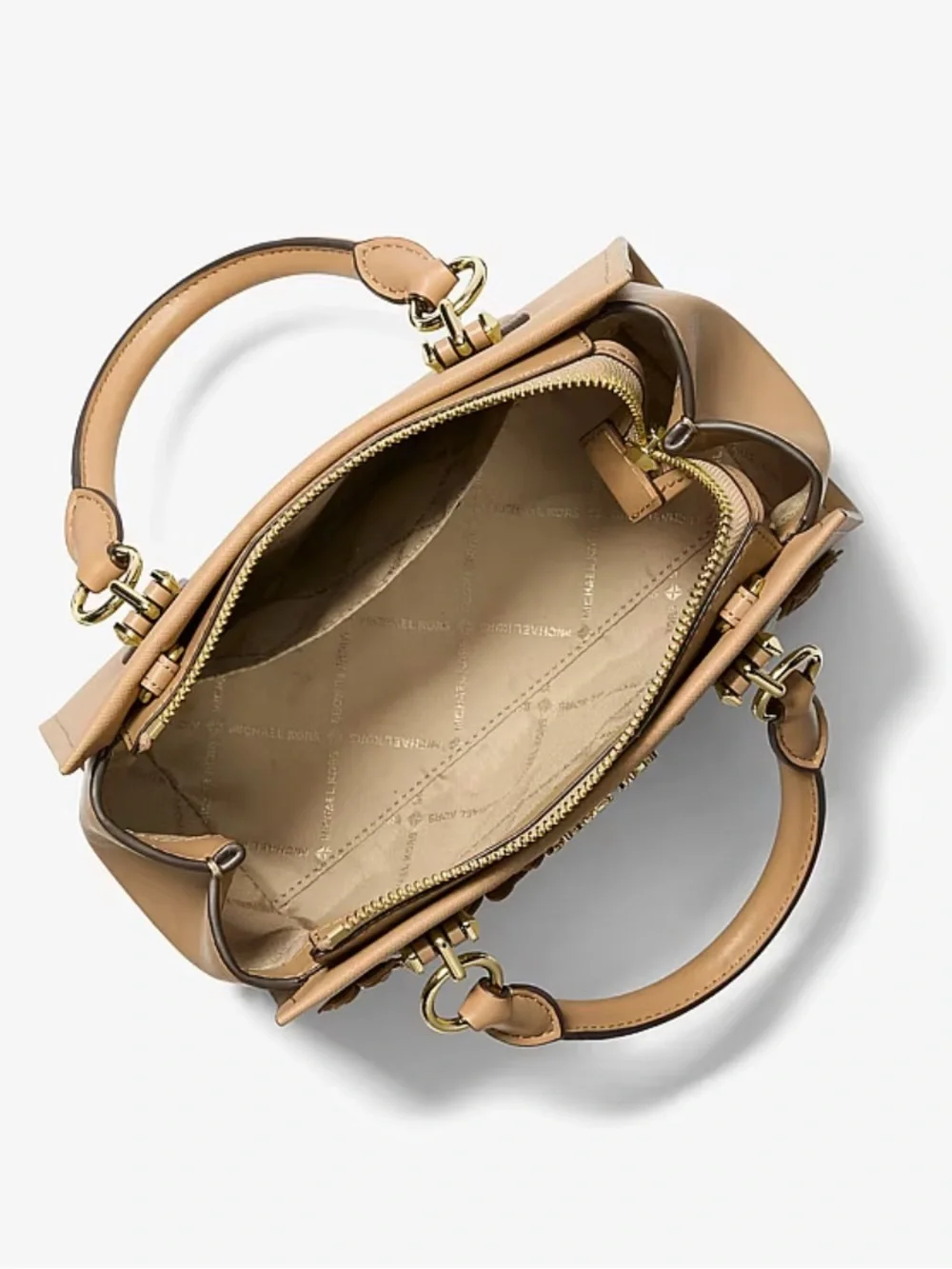 MICHAEL KORS  Marilyn Small Floral Embellished Satchel